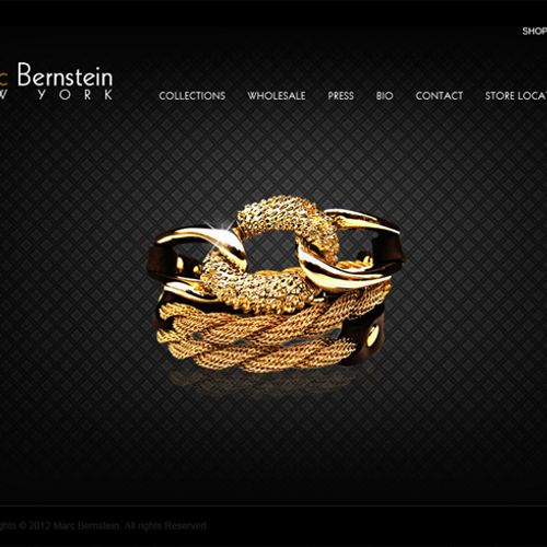 E-commerce website for independent designer jewelr