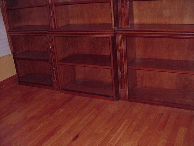 Base cabinets run 36 inches high.