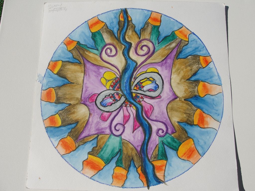 Mandala Circle of a journey within.