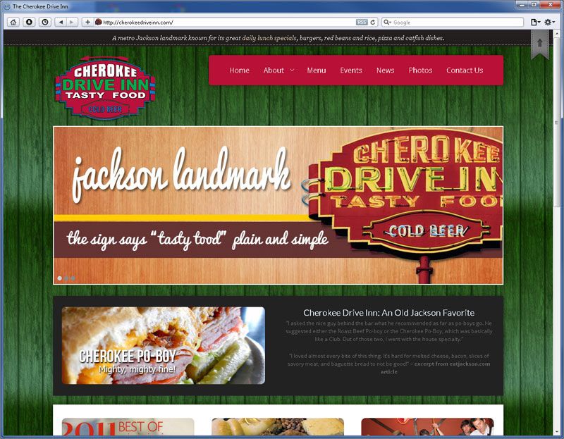 http://cherokeedriveinn.com/ launched on January 2