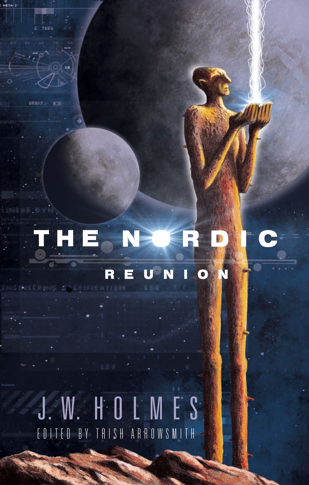 Book cover for a sci fi novel series