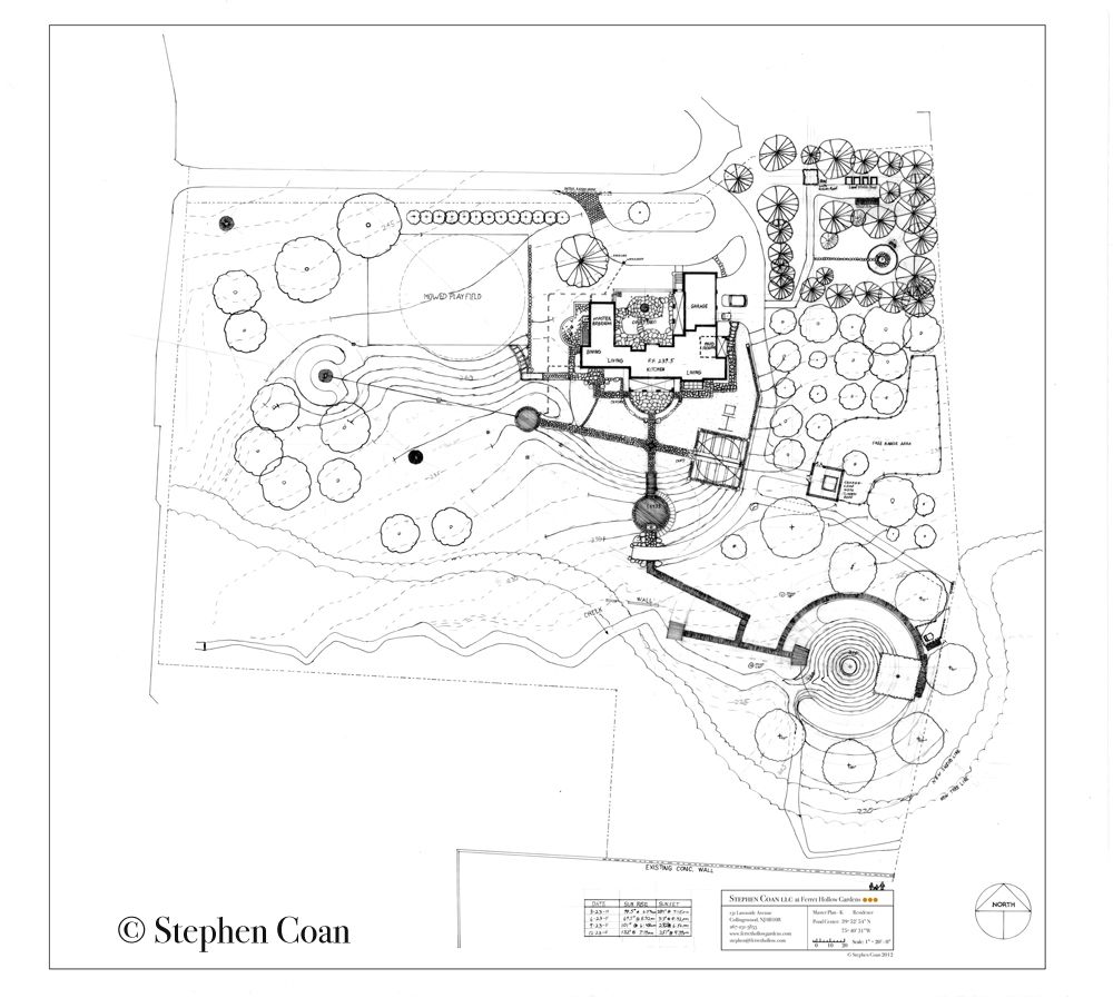 Master Plan for a residential property with large 