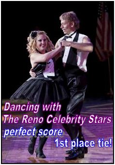 Dancing in The Reno Celebrity Stars contest.