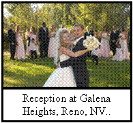 Perfect day, perfect wedding in Galena a suburb of
