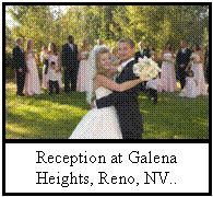 Perfect day, perfect wedding in Galena a suburb of