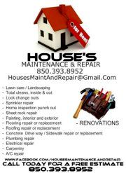 House's Maintenance & Repair