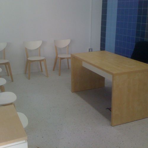 Waiting room furniture Assembly - IKEA, West Elm, 