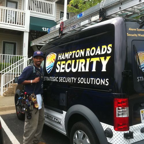 Hampton Roads Security servicing our S.L. Nusbaum 