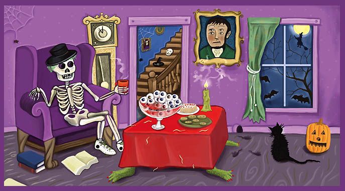 Halloween Illustration for Time For Kids Magazine