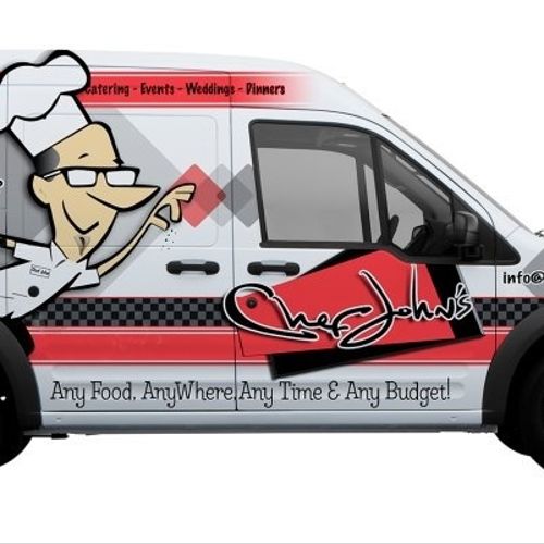 The Chef John's Van provided and sponsored by Ford