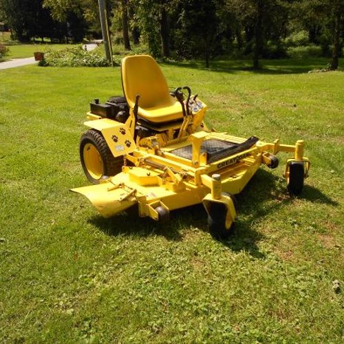 Larger mower for Commercial Lawn Care