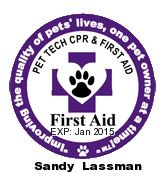 Pet Tech(c) Pet First Aid Certified
