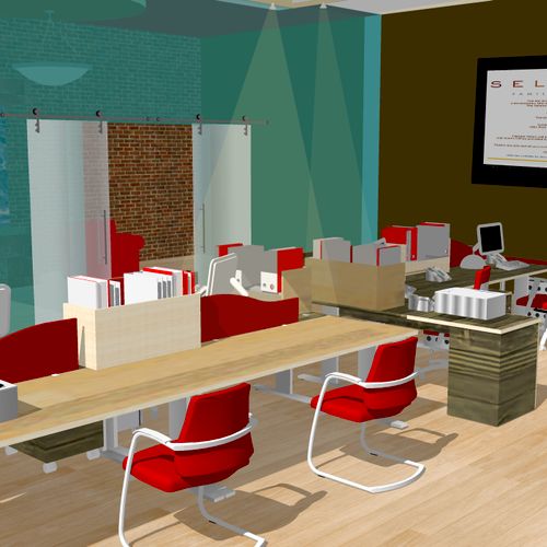 Commercial Interior Design: Office
Computer Rende