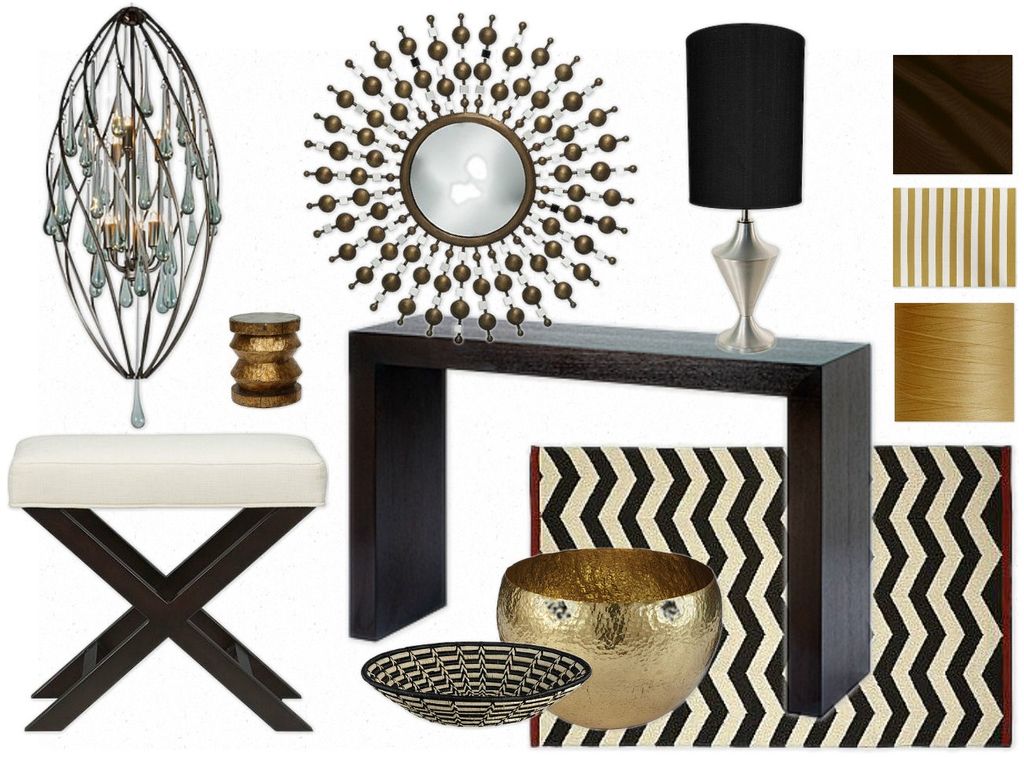 A tribal inspired Eclectic Foyer Styling Inspirati