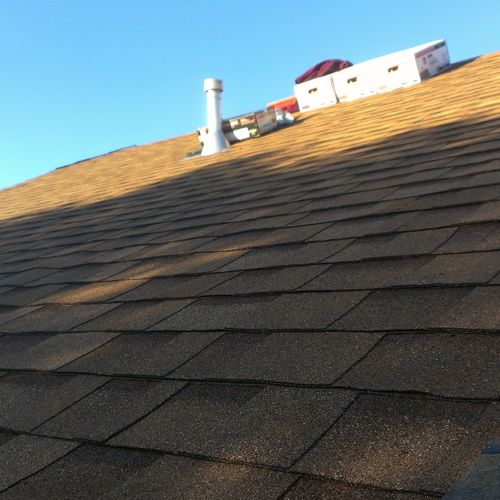 This is the Roof that we just did