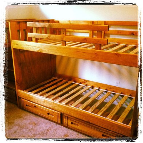 Assembly of Bunk Bed With storage -installation by
