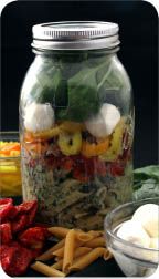 Great Lunch Ideas!  Mason Jar Salads an innovative