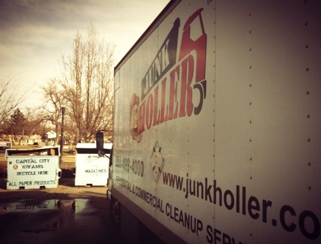 Junk Holler truck on the job!