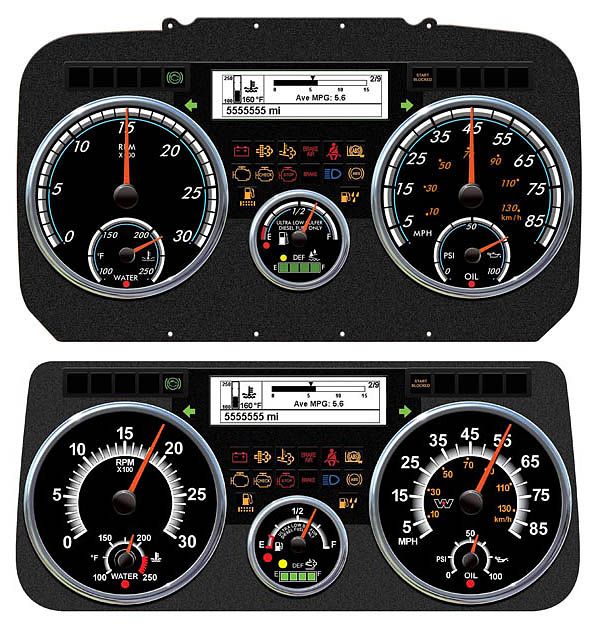 Technical illustration for new vehicle instrument 