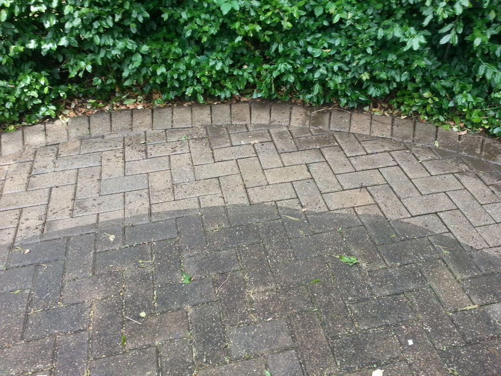 Power Wash Patio Before And After