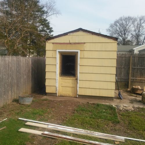 Shed: before