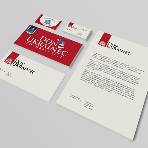 Stationery and branding for Don Ukrainec's 2010 Co