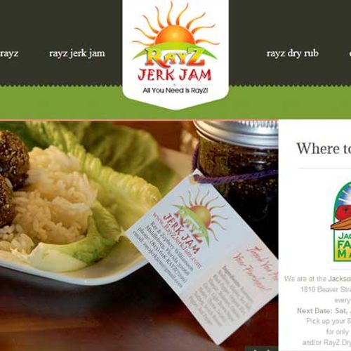 www.rayzjerkjam.com
Food Product site