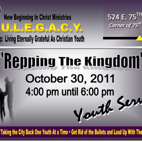 South Side Youth Event Plugger for: New Beginning 