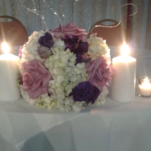 Wedding Reception;Sweetheart table