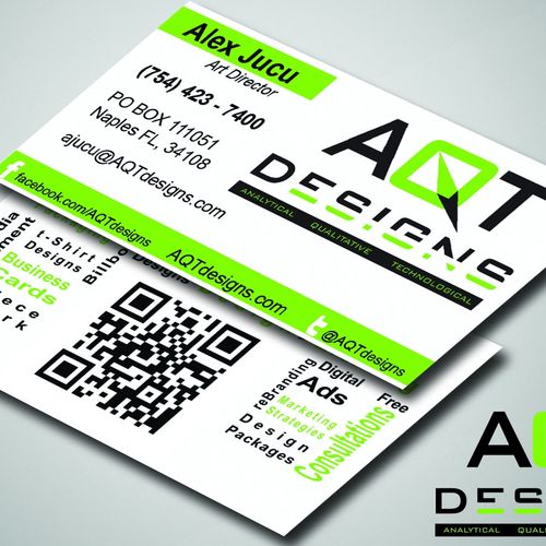 AQT Designs Business Card