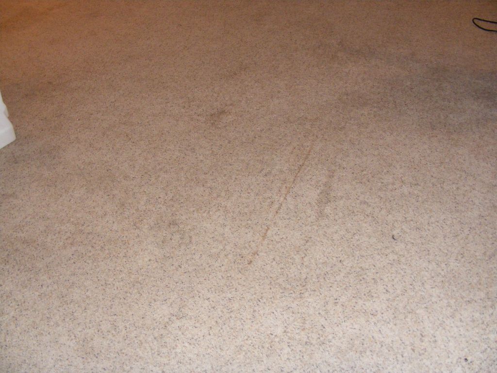 before being cleaned