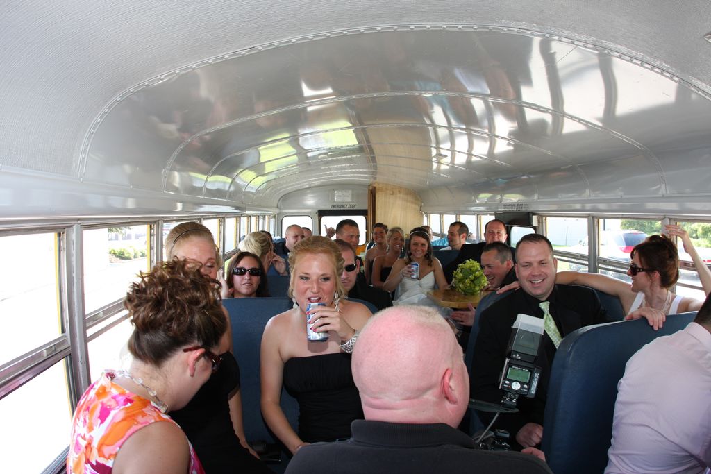 What happens on the wedding bus, Stays on the wedd