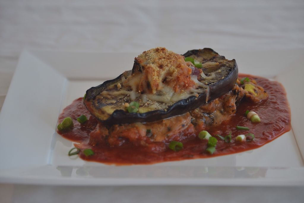 Eggplant napoleon