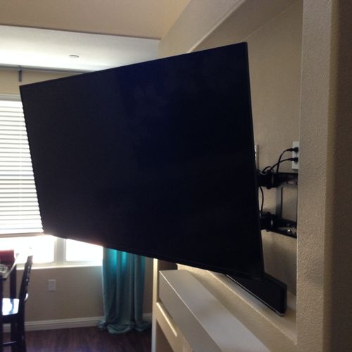 TV mount install (55in)