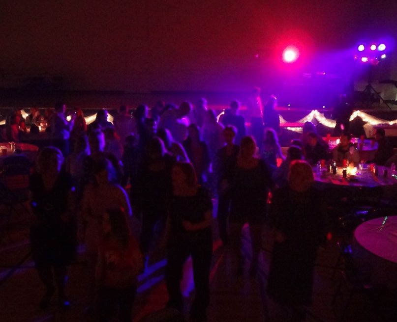 Wedding reception dancing at Central Court Social 