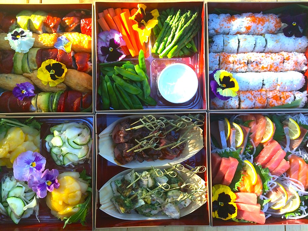 Premium Bento-box for outside event.