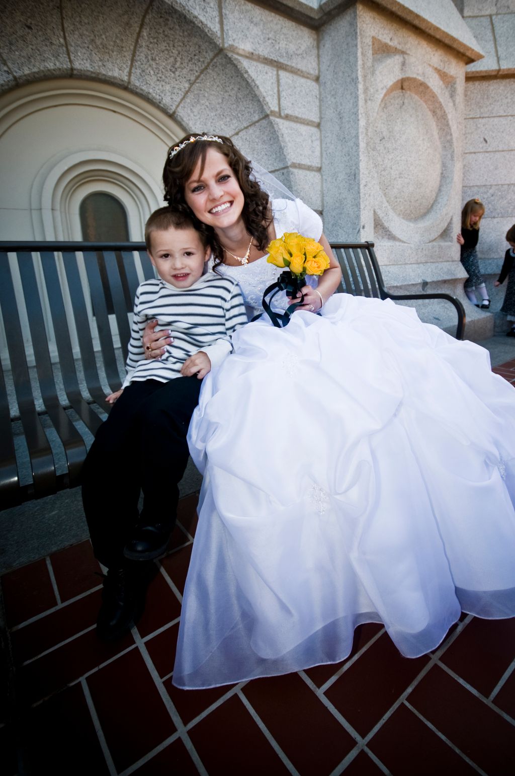 Temple Wedding in Salt Lake City