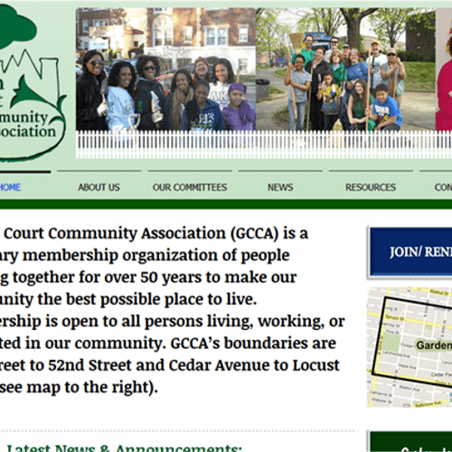 Web Design (Garden Court Community Association)