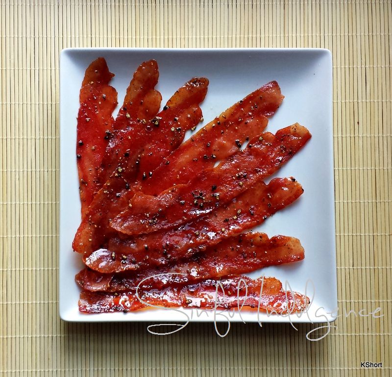 Black Pepper Maple Glazed Bacon