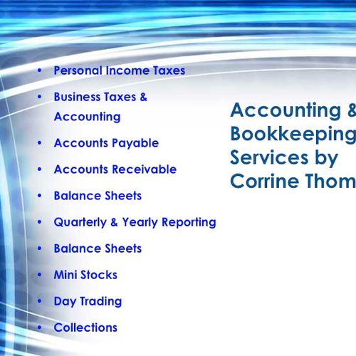 My Accounting Skills....
