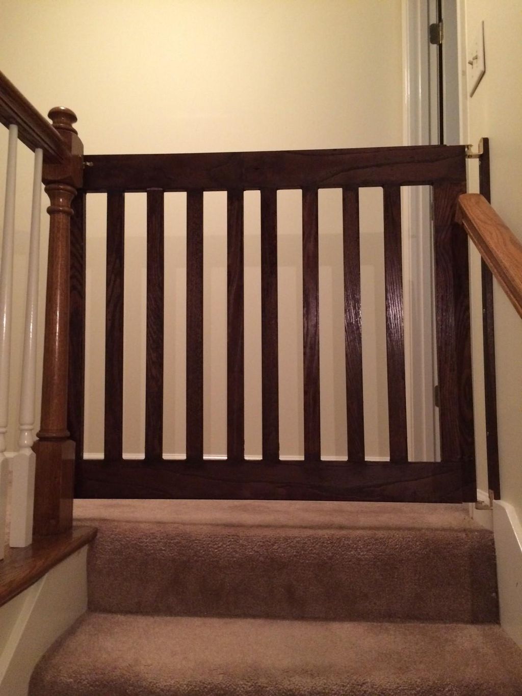Custom removable wooden gate