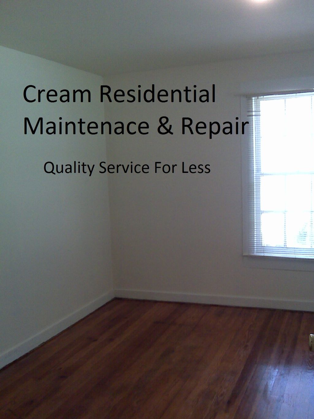 Cream Residential Maintenance & Repair