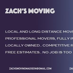 Zach's Moving