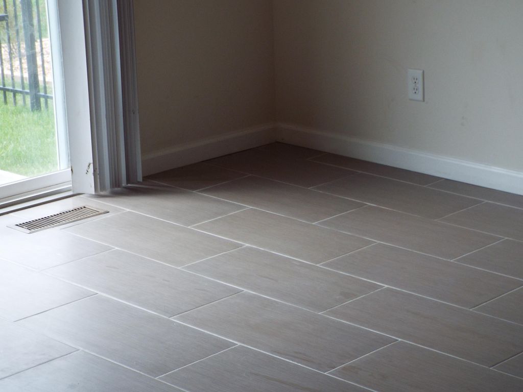originally laminate. installed tile.