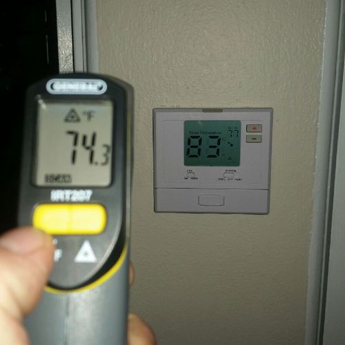 Bad Thermostat, causing unit to continuously run a