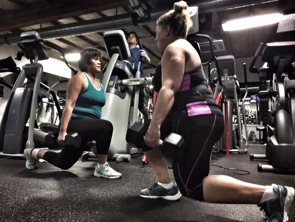 Reverse Lunges for single leg strength.