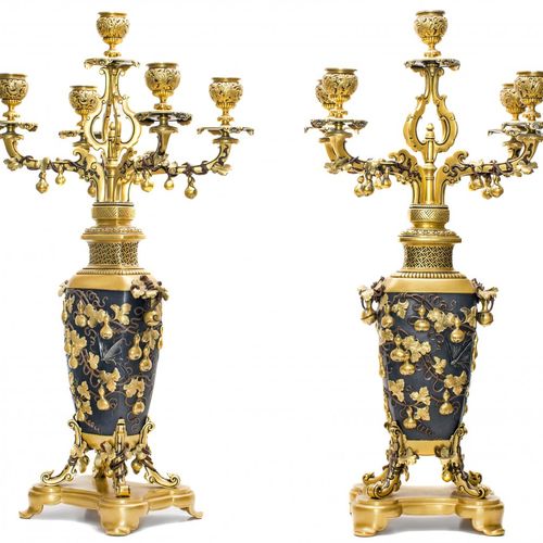 19TH Century Christofle & Cie candelabra.