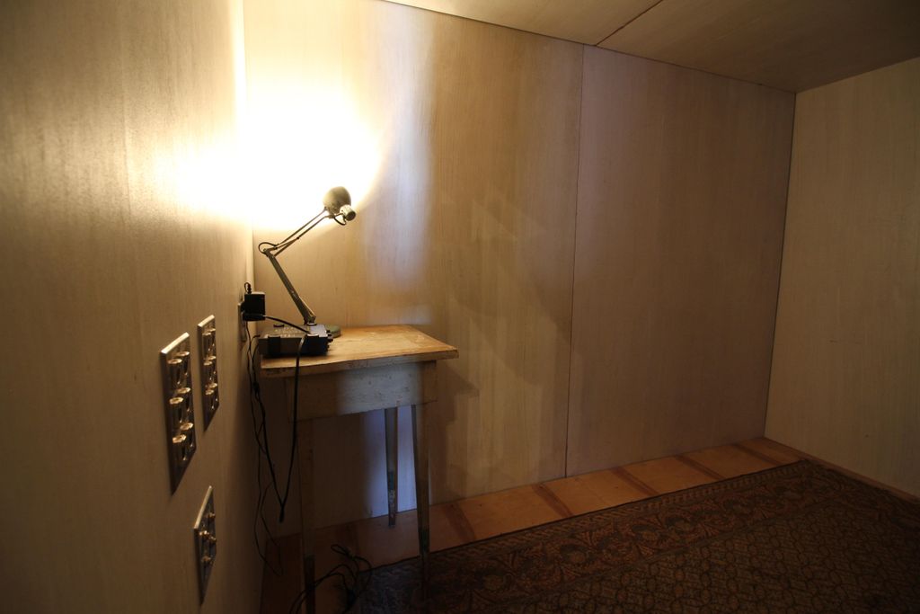 Our Iso-booth is cozy, and is great way to isolate