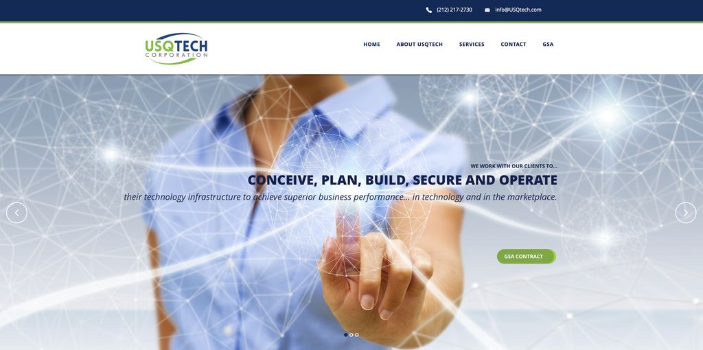 USQTech is a GSA Schedule 70 IT Contract Holder an