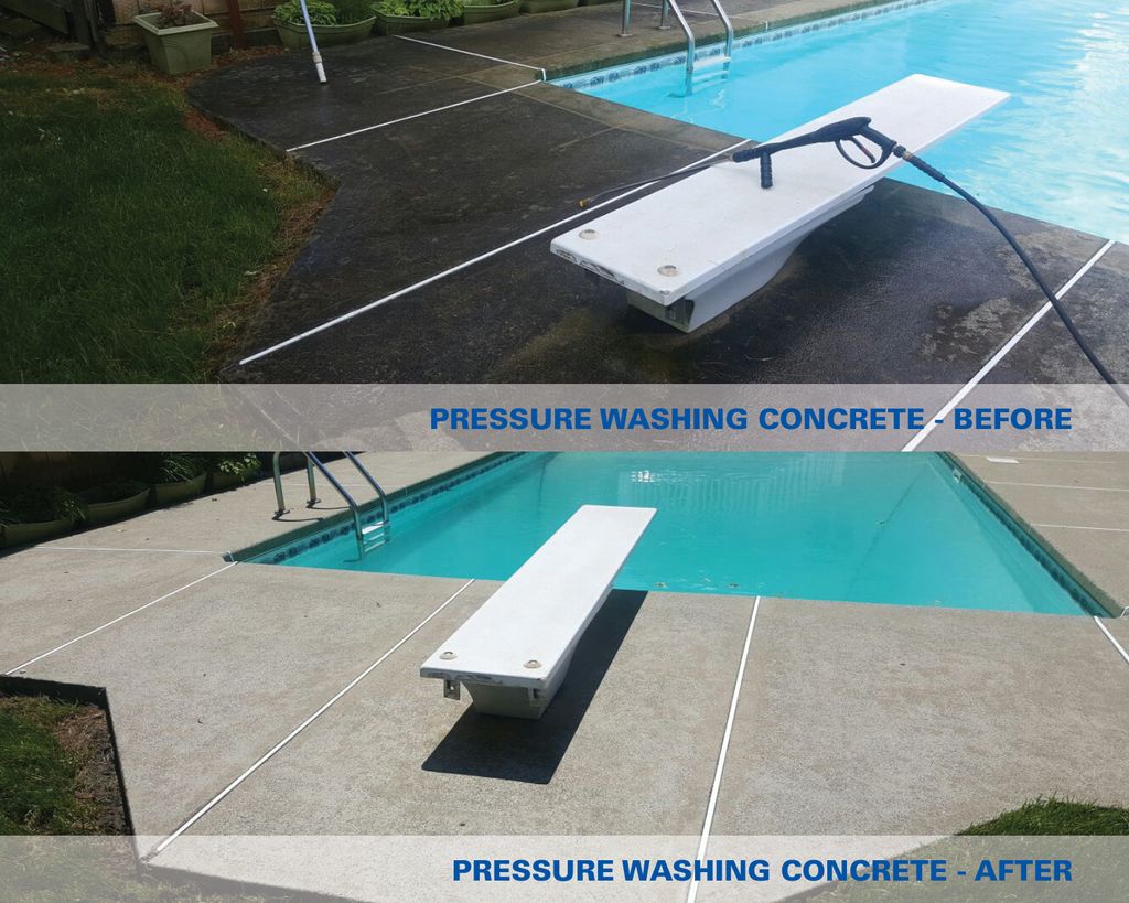 Concrete Pressure Washing